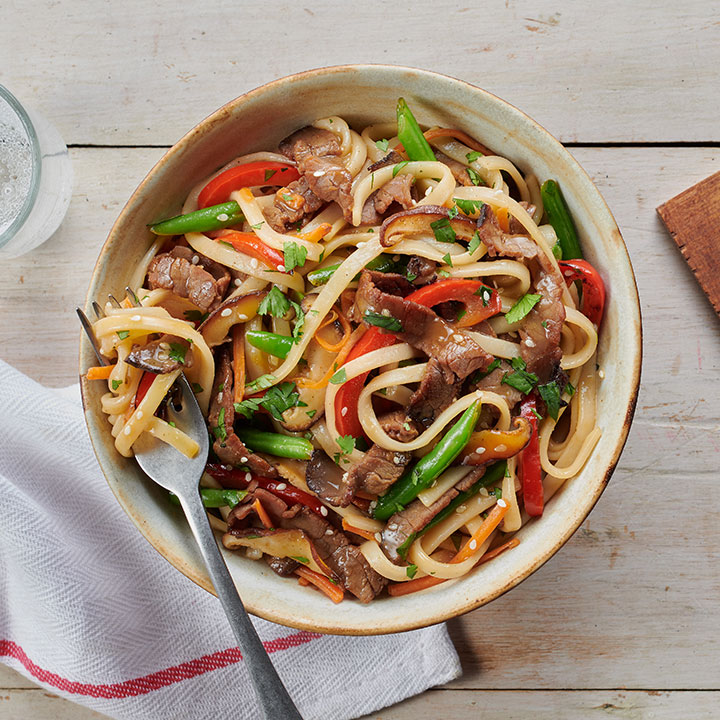 Asian Style Beef Noodle Bowl - Charter Reserve