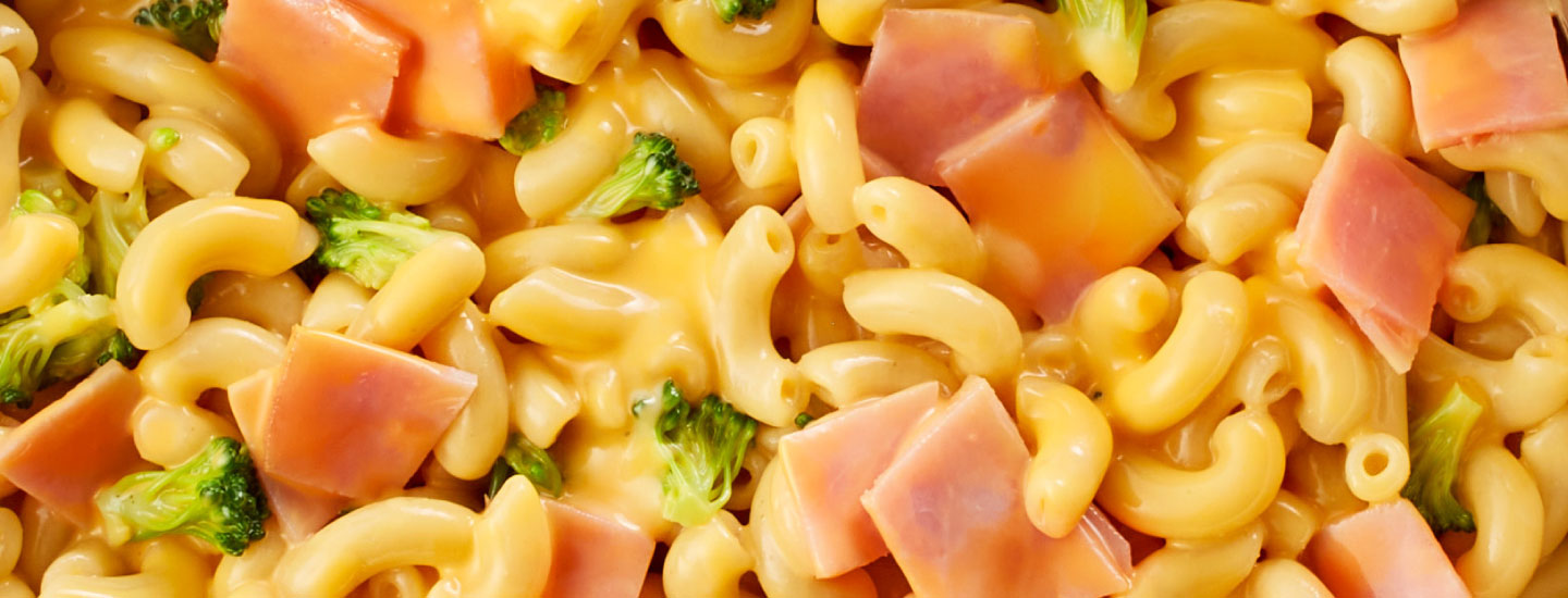 mac and cheese with ham and broccoli